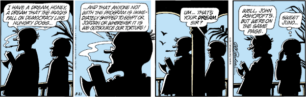 Doonesbury cartoon strip