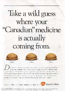 Take a wild guess where your 'Canadian' medicine is actually coming from